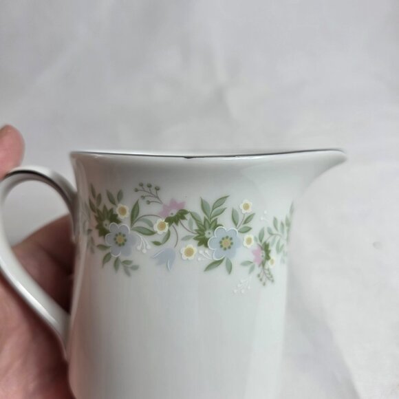 Johann Haviland Forever Spring Creamer White Floral Rim & Center - Picture 7 of 16